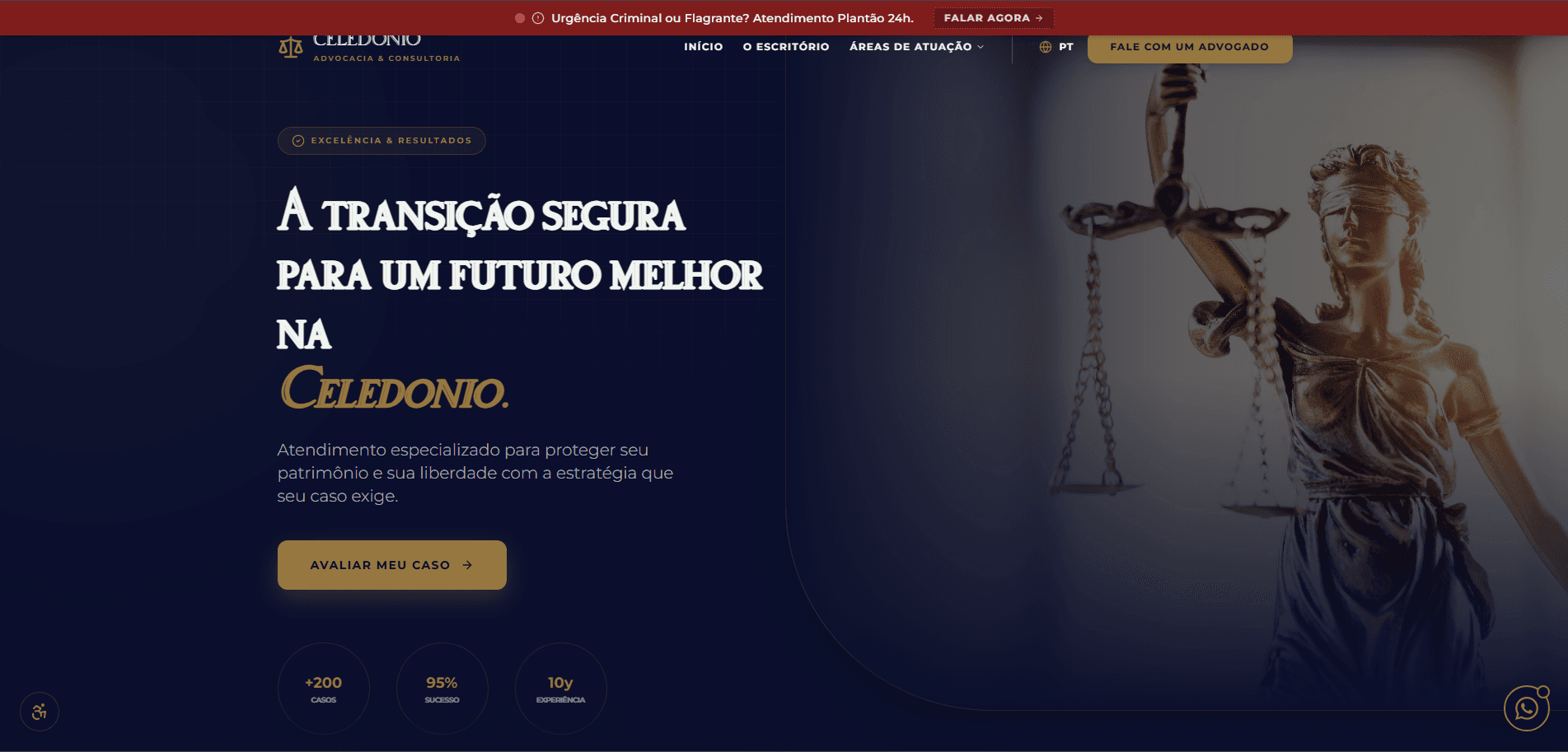 Celedonio Advocacia screenshot