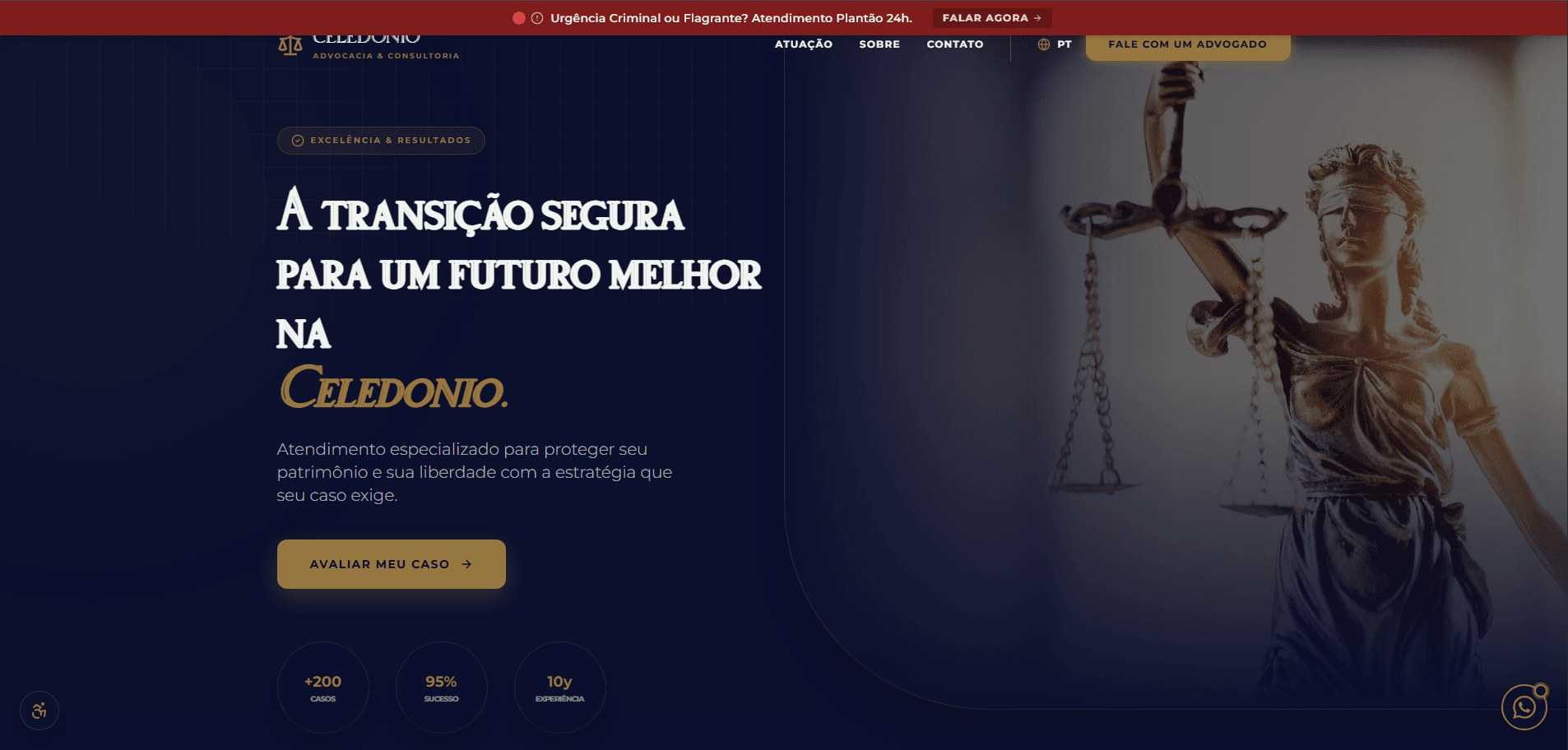 Celedonio Advocacia screenshot