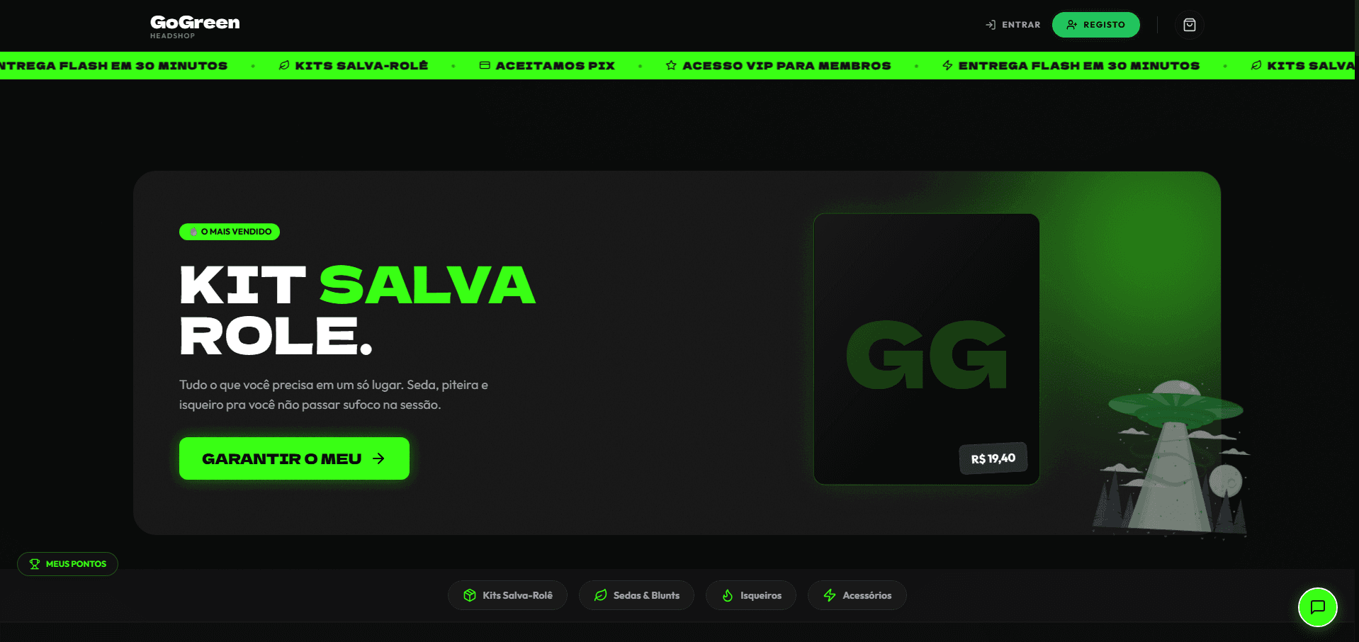 GoGreen Headshop screenshot