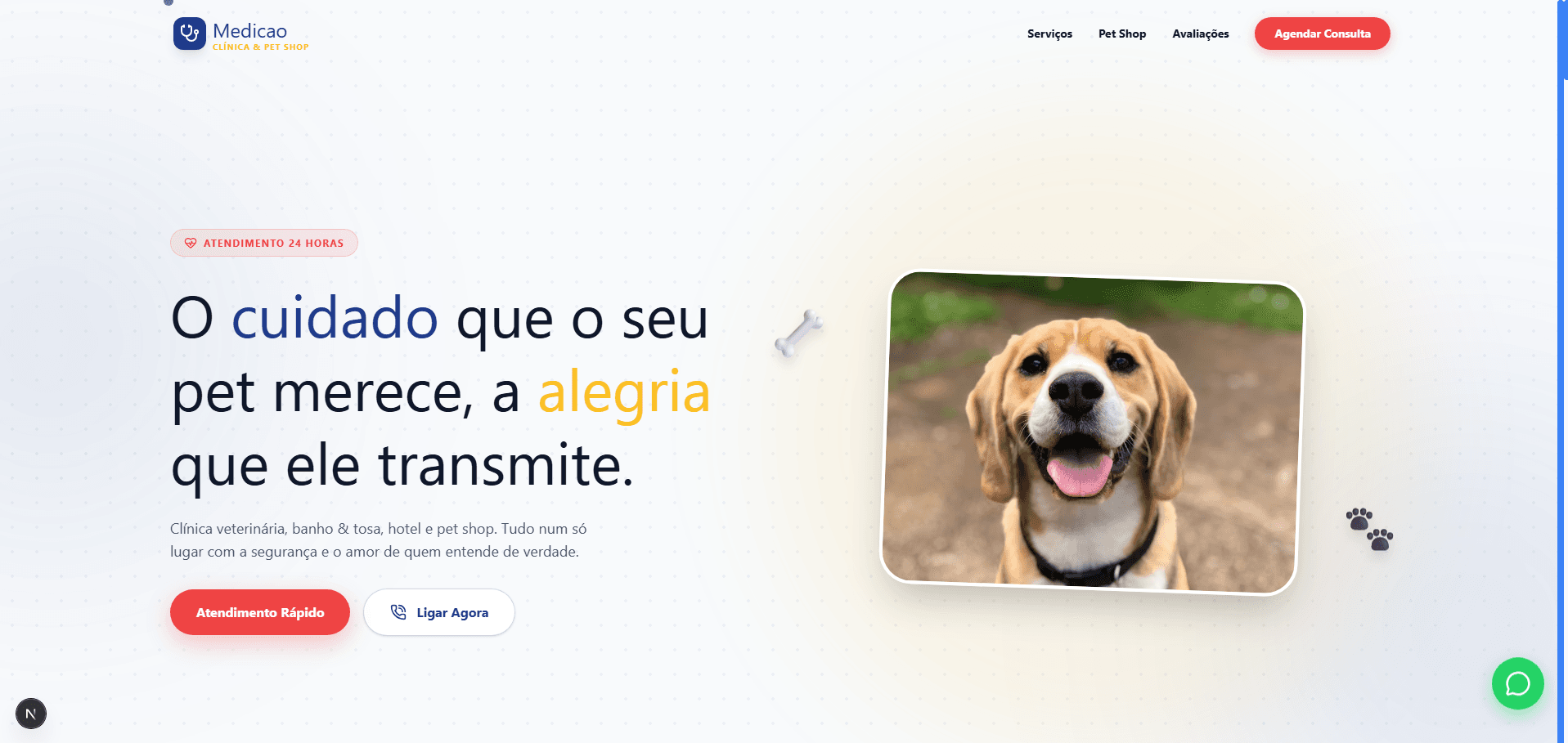 Medicao Clínica & Pet Shop screenshot